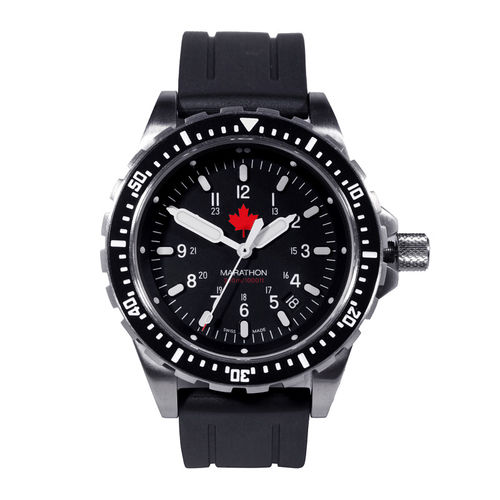 淘汰-MARATHON马拉松 枫叶标识限定款石英潜水表 WW194018MPL 制式军迷手表